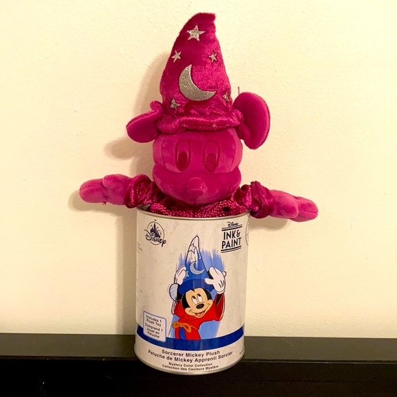 Disney Other - Disney’s Ink & Paint PURPLE Sorcerer Mickey Plush Mystery Color Collection.